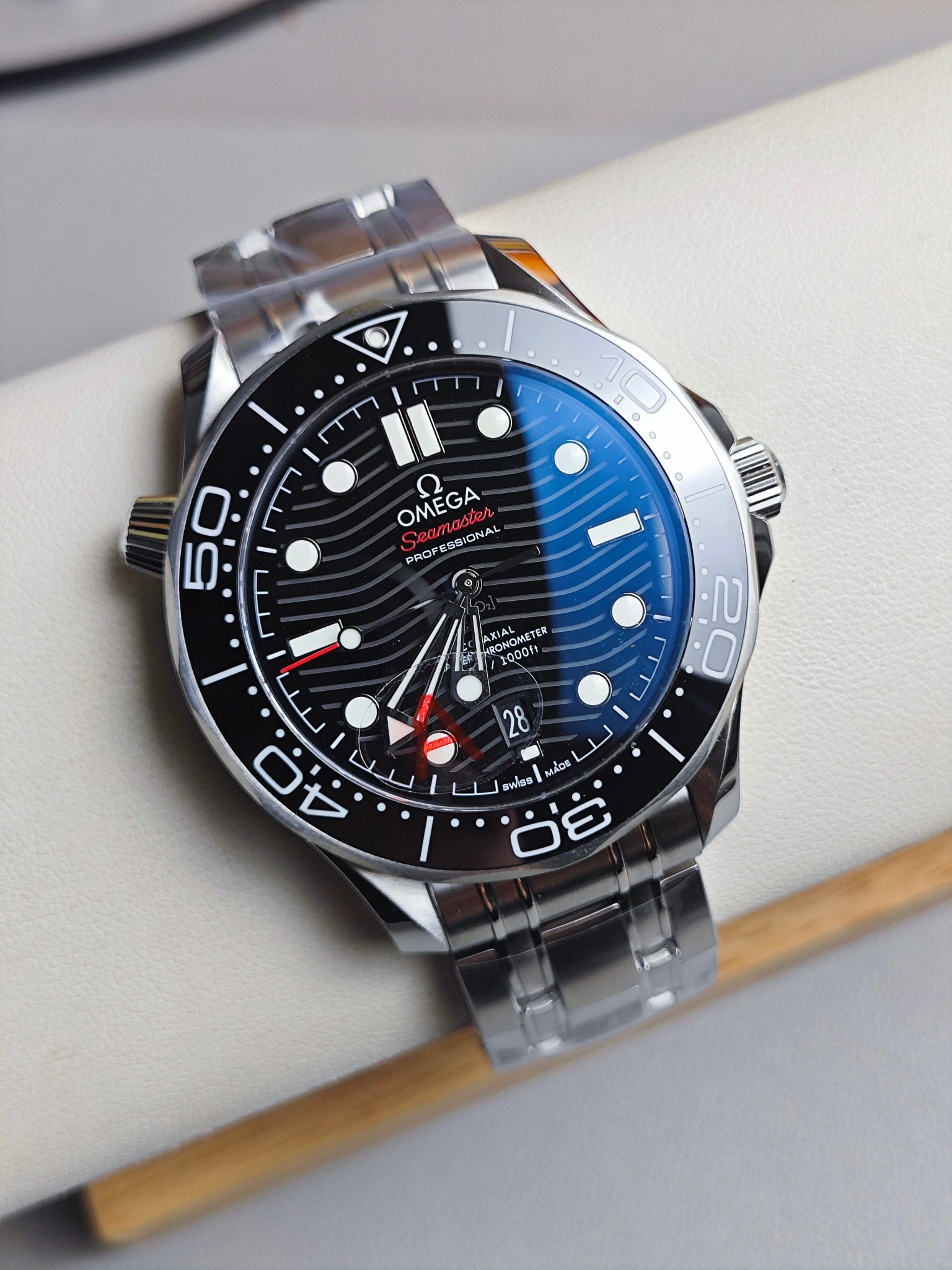 CBD Factory Omega Seamaster Diver 300M 42mm Black Wave Dial Black Ceramic Bezel Stainless Steel Bracelet (210.30.42.20.01.001) 1:1 Super Clone – DD8800 Movement StreetReady 275